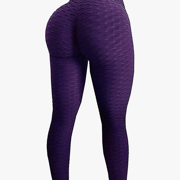 High Waist Yoga Pants Tummy Control Workout Ruched Butt (Brand new in package) - Picture 4 of 5